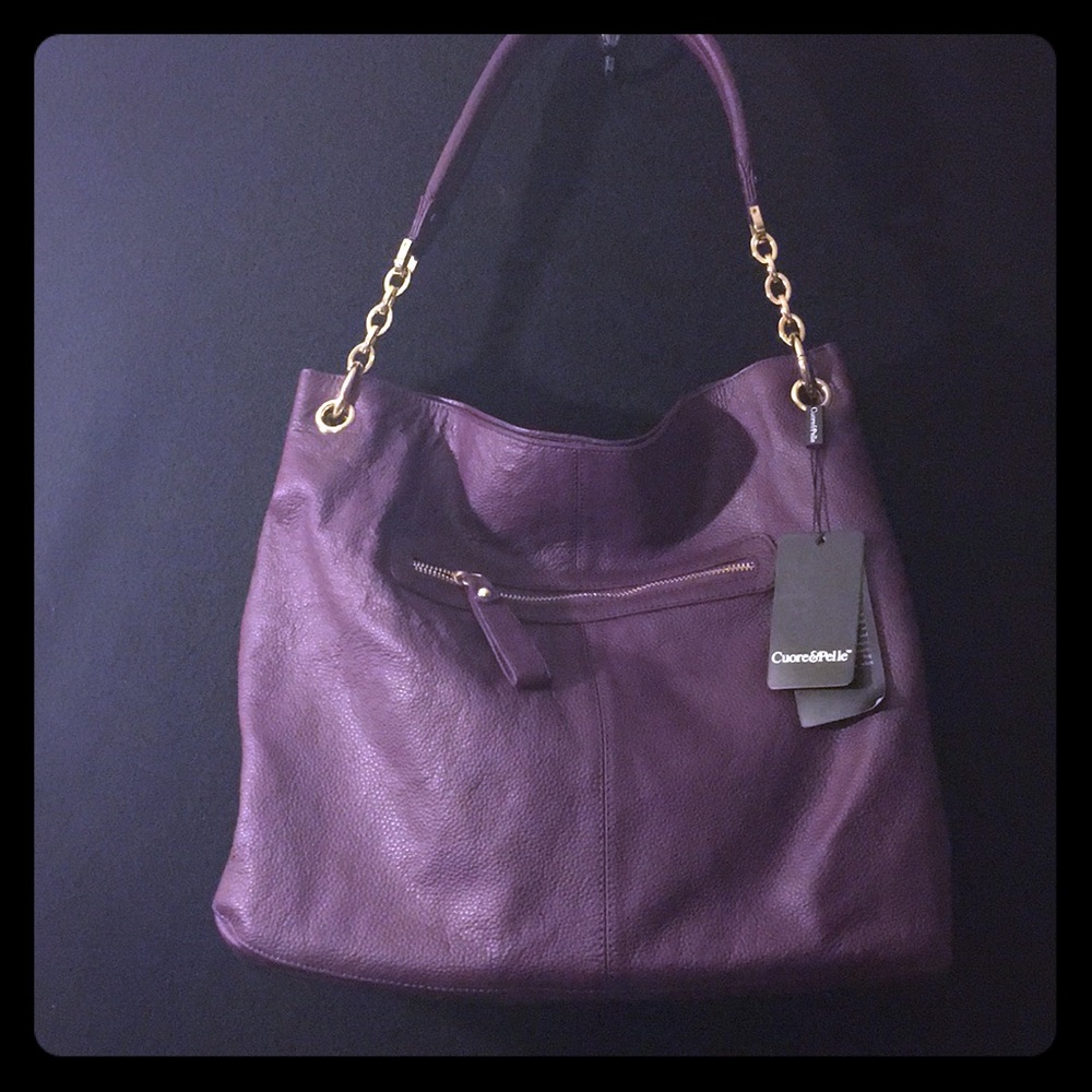 Cuore & Pelle genuine leather hobo bag